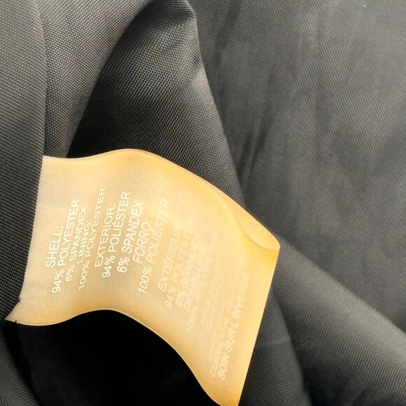 Calvin Klein Womens Black A-Line skirt Size 14 career knee length - Picture 3 of 9